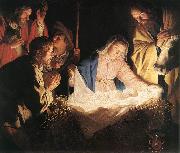 Adoration of the Shepherds  sf HONTHORST, Gerrit van